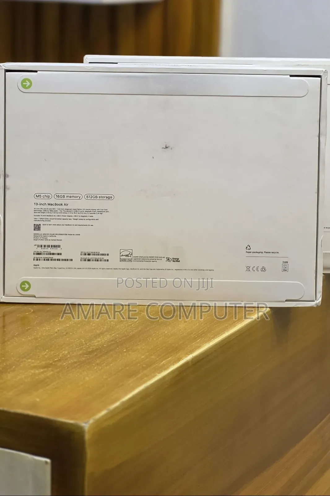 New Laptop Apple MacBook Air 2026 M5 13-inch 16GB Apple M5 SSD 512GB