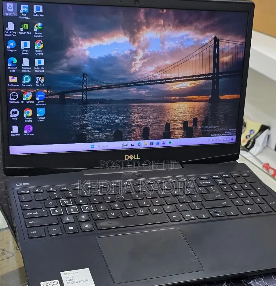 New Laptop Dell G15 5511 32GB Intel Core i7 SSD 512GB