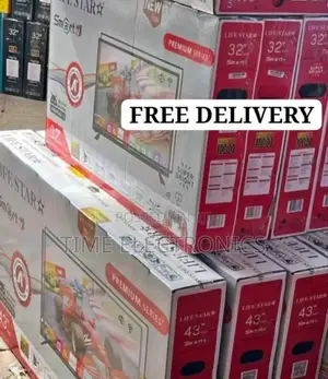 Life Star 43'' New 2026 Smart Tv 10 Years Warranty Free Delivery
