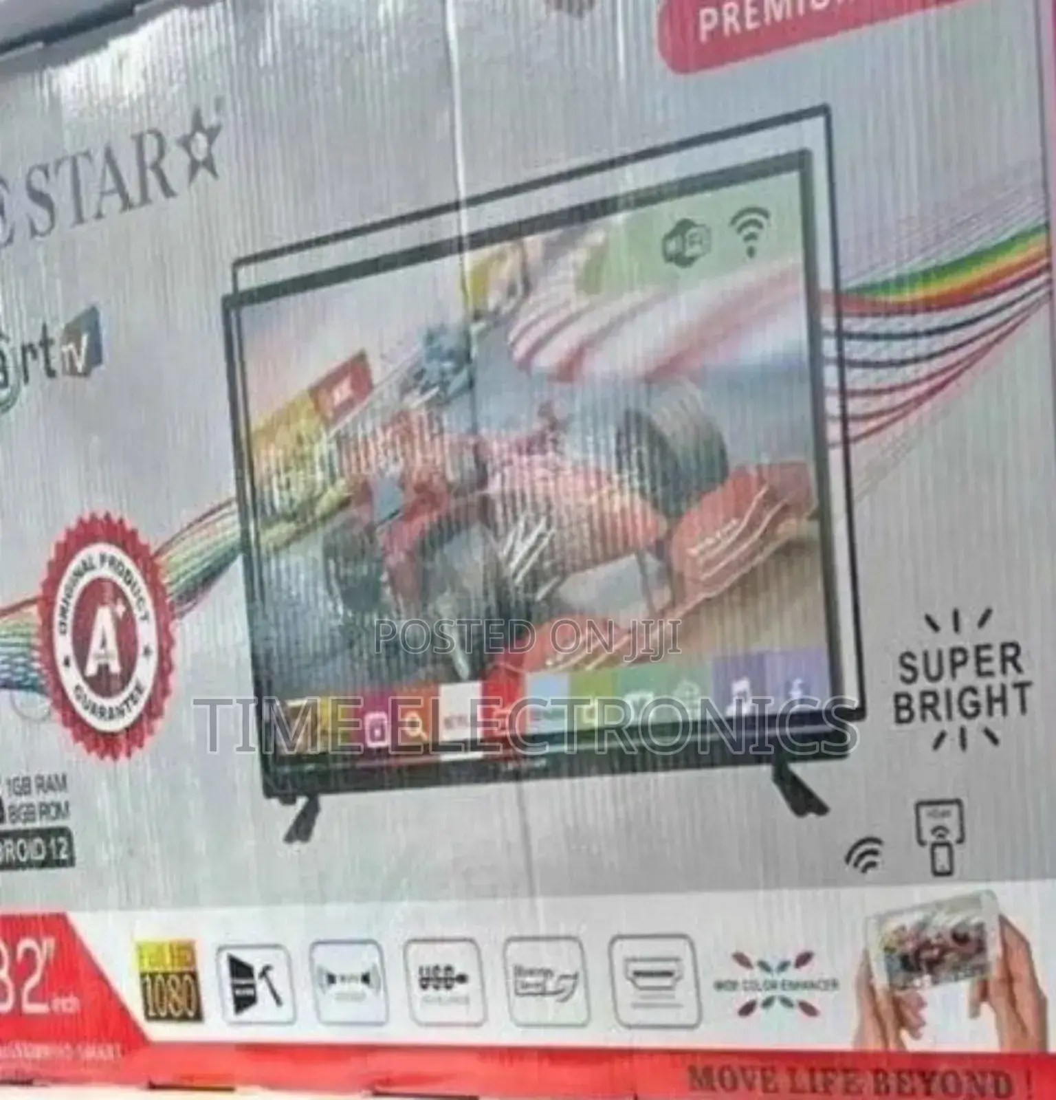Life Star 43'' New 2026 Smart Tv 10 Years Warranty Free Delivery