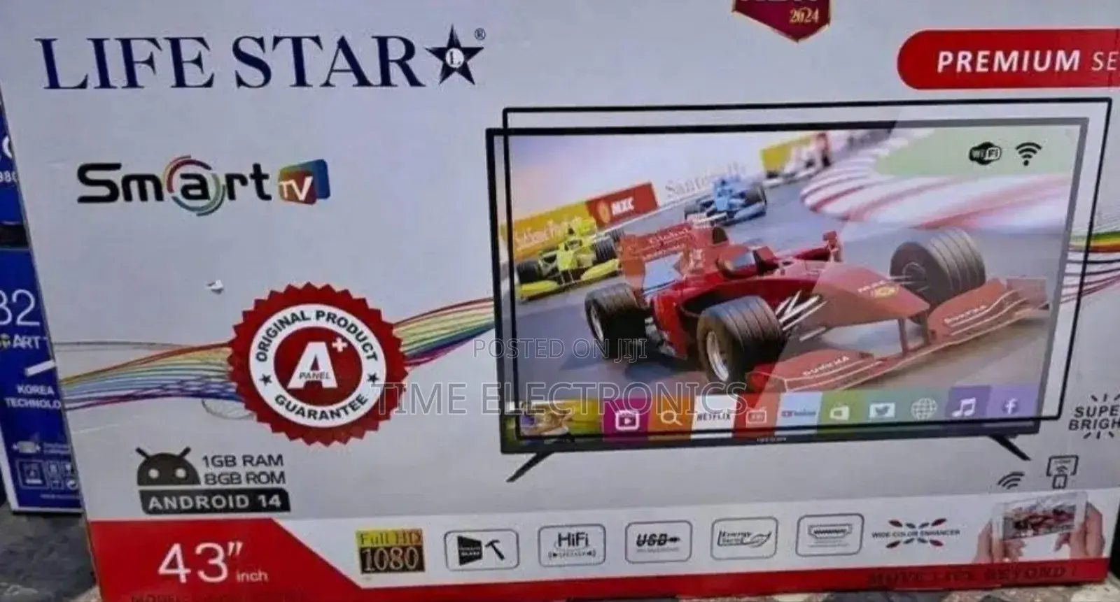 Life Star 43" New 2026 Smart Tv 10 Years Warranty Free Delivery