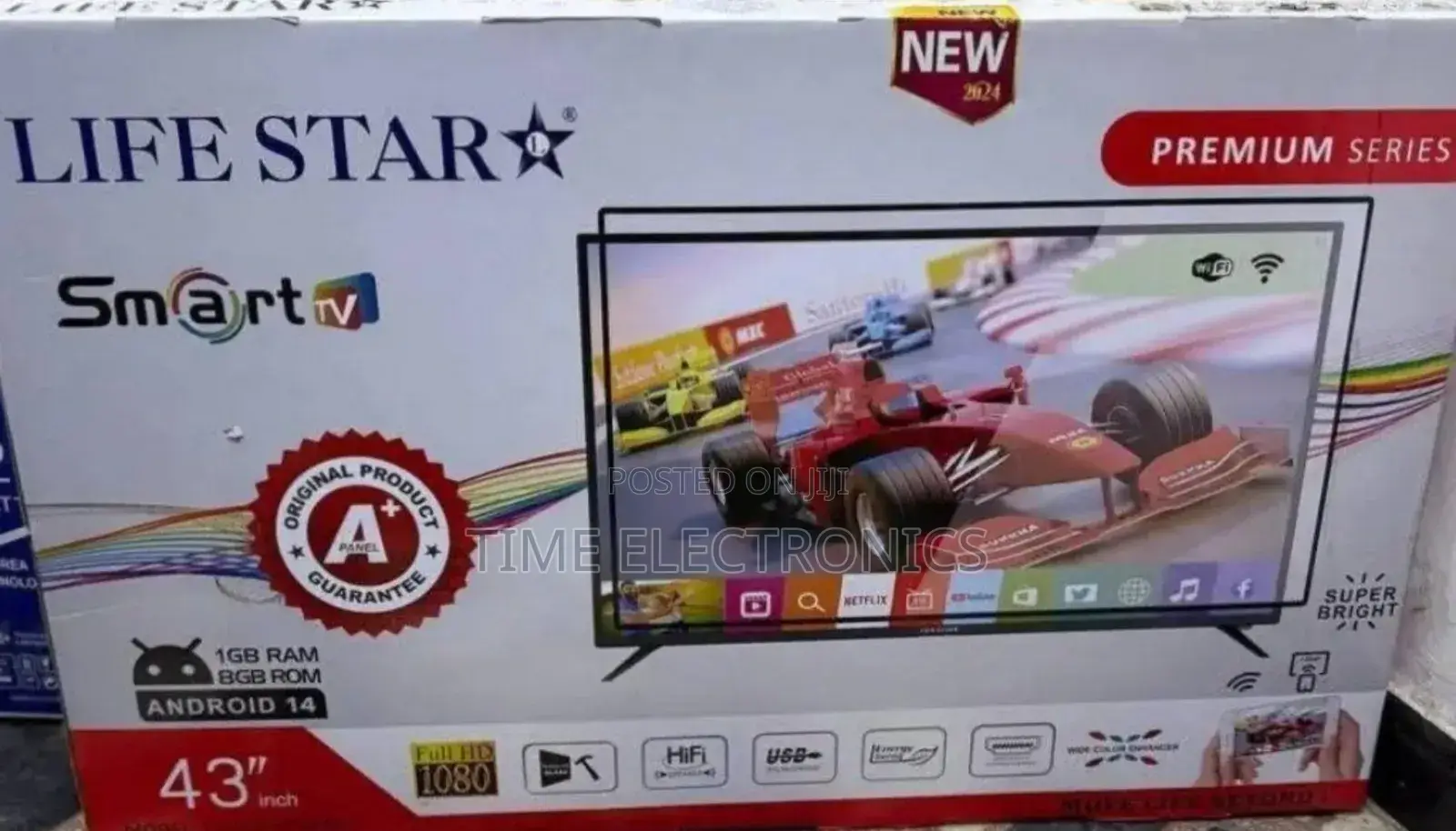 Life Star 43" New 2026 Smart Tv 10 Years Warranty Free Delivery