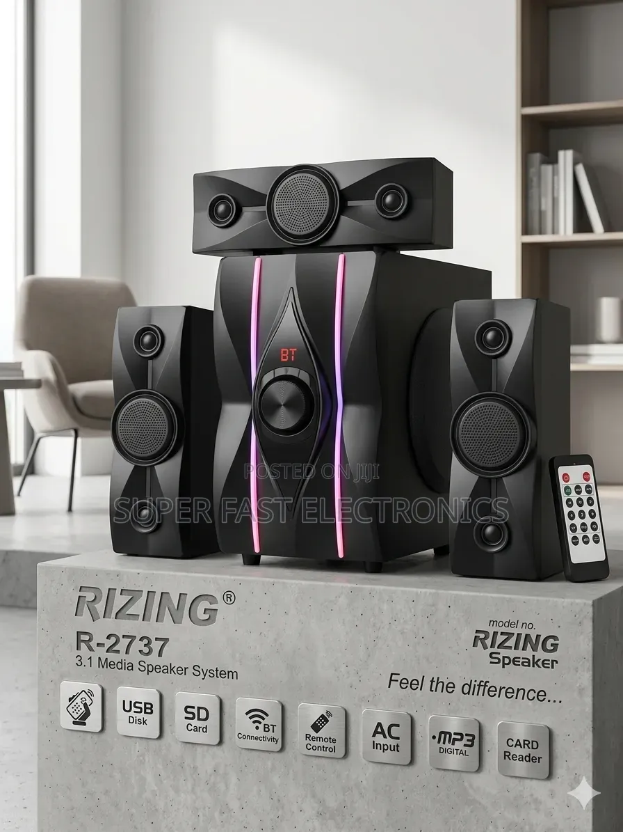 Rizing 3.1 Channel Multimedia Speaker System