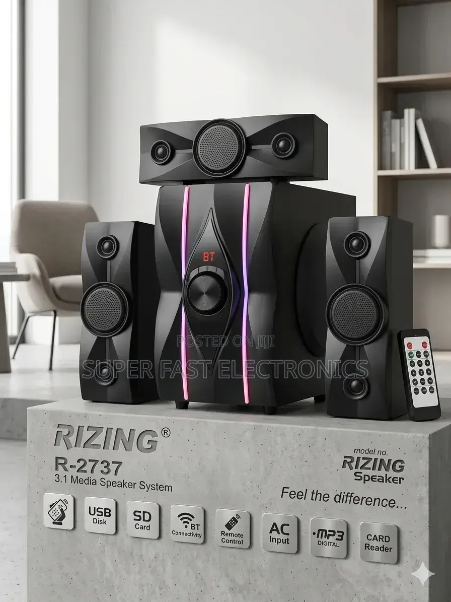 Rizing 3.1 Channel Multimedia Speaker System