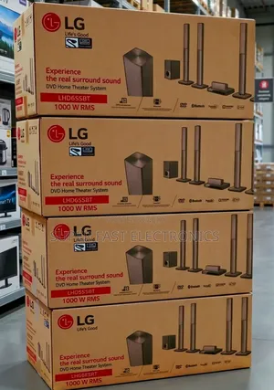 Lg Home Theater System 1000w RMS Sound, Bluetooth Tallboy Speakers
