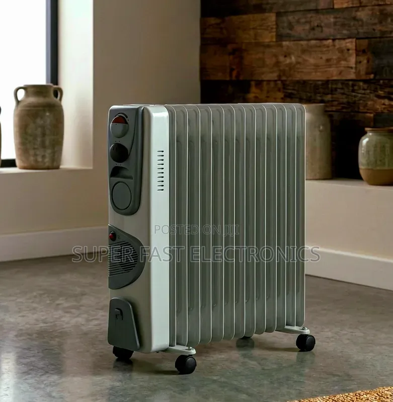 ​Nikura Room Heater 11-Fin Oil Filled Electric Radiator High Power