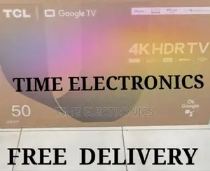 TCL 50" Smart HDR Tv Google Tv 10 Years Warranty Free Delivery
