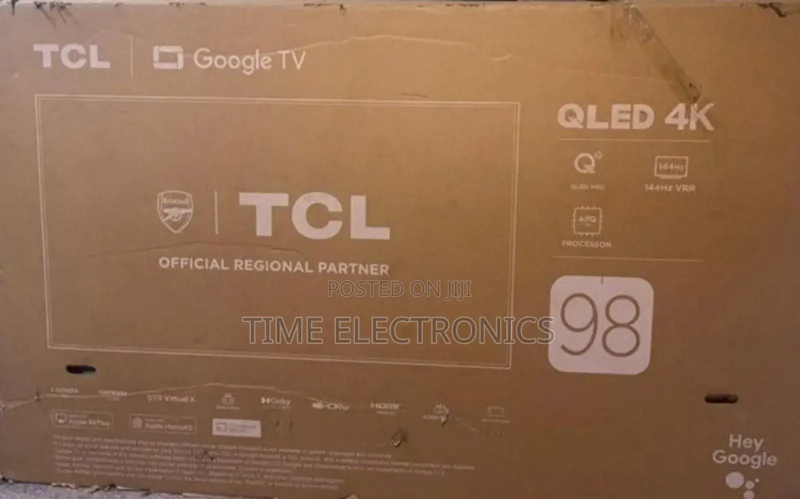 TCL 98" Google Qled Real Smart Tv 10 Year Warranty Free Delivery