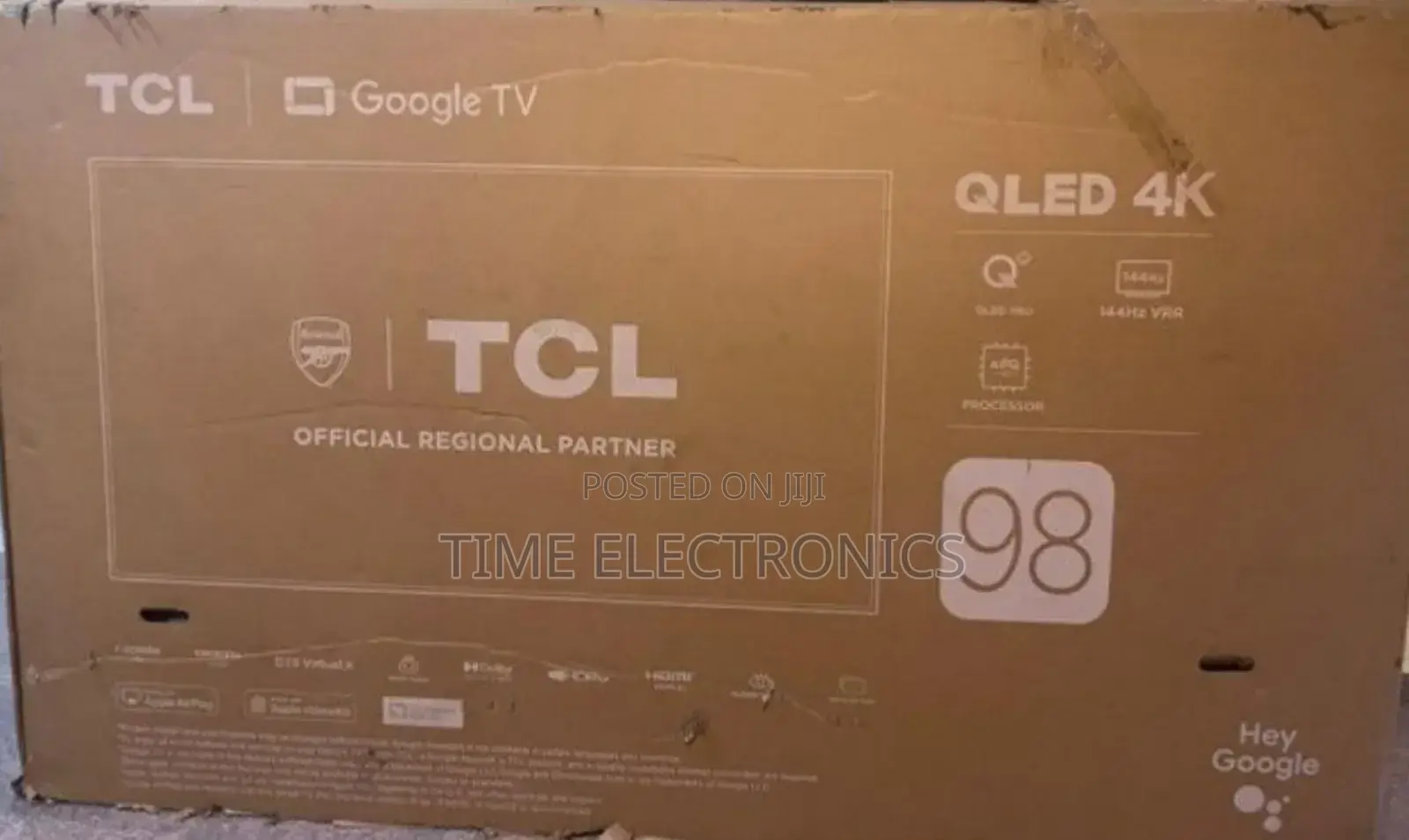 TCL 98" Google Qled Real Smart Tv 10 Year Warranty Free Delivery