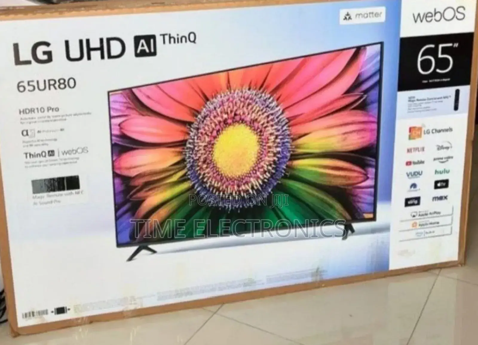 Lg 65" Webos Smart Uhd Tv 10 Years Warranty Free Delivery