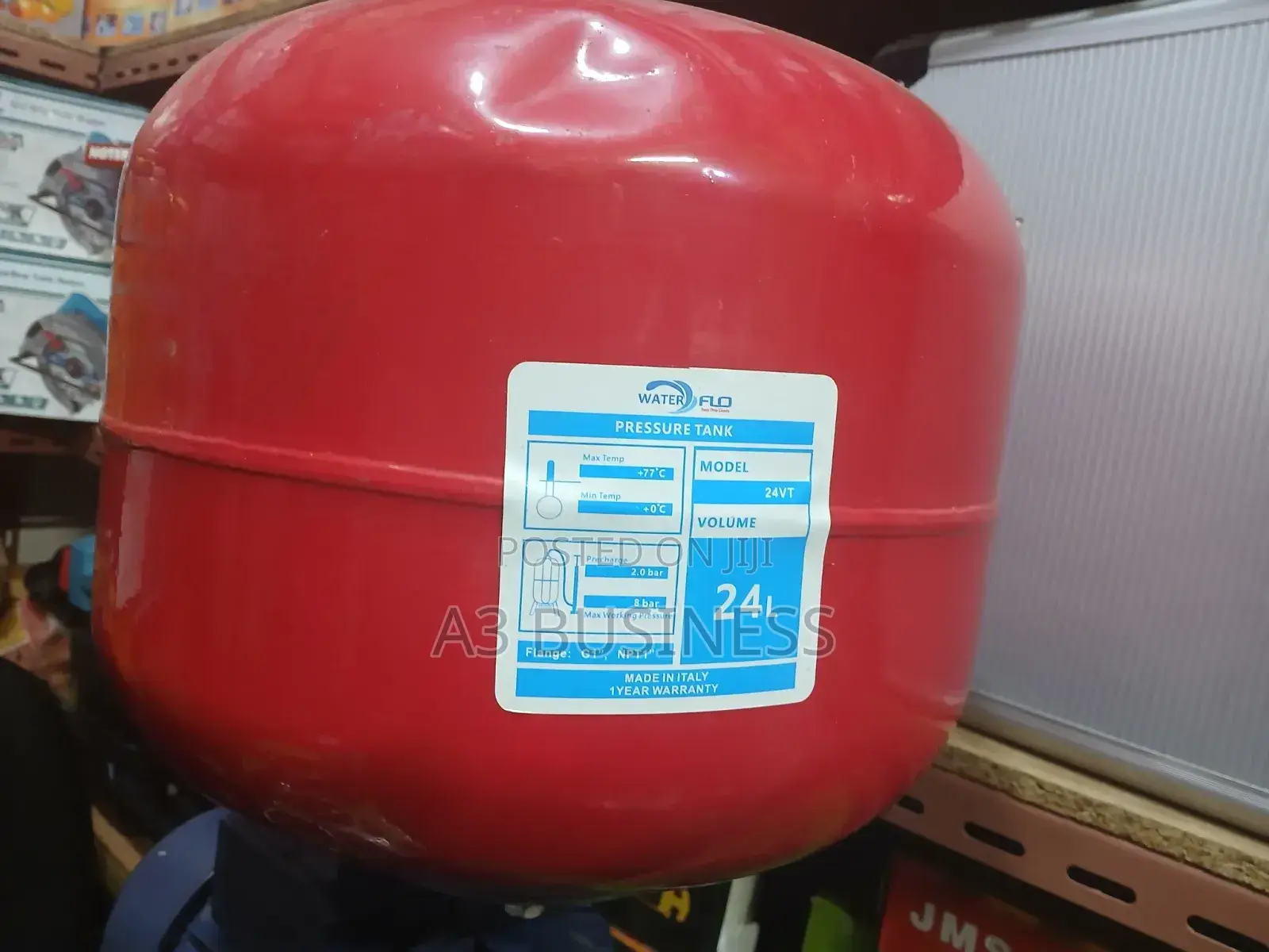 የውሃ ፕሬሸር ታንክ (Water Pressure Tank)