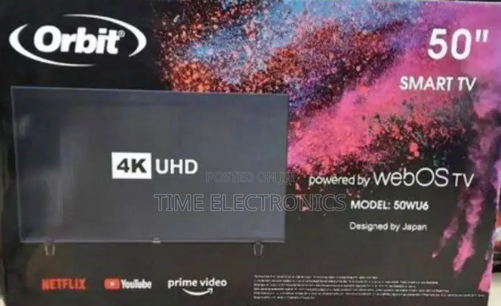 Orbit 50" New 2026 Smart Tv 5 Year Warranty Free Delivery