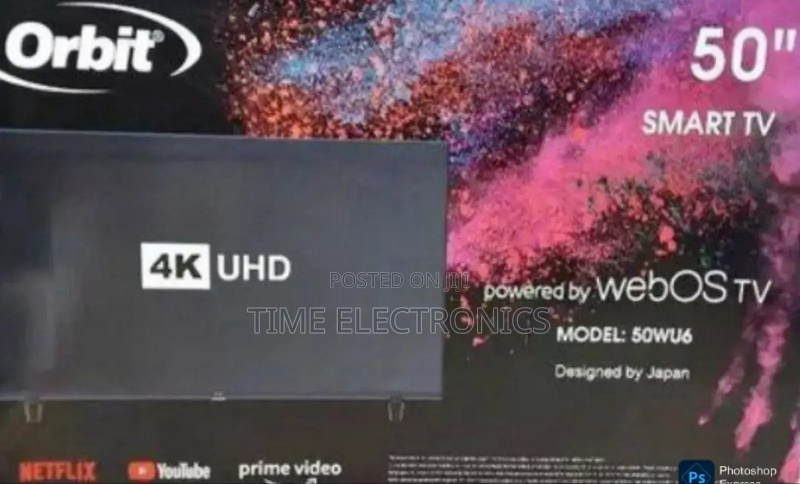 Orbit 50" New 2026 Smart Tv 5 Year Warranty Free Delivery