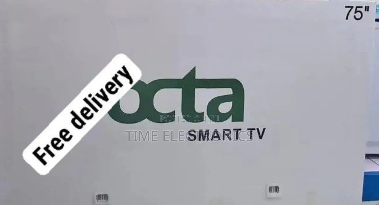 Octa 75" New 2026 Smart Tv 5 Years Warranty Free Delivery