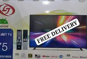 Lj 75" New 2026 Smart Tv 5 Years Warranty Free Delivery