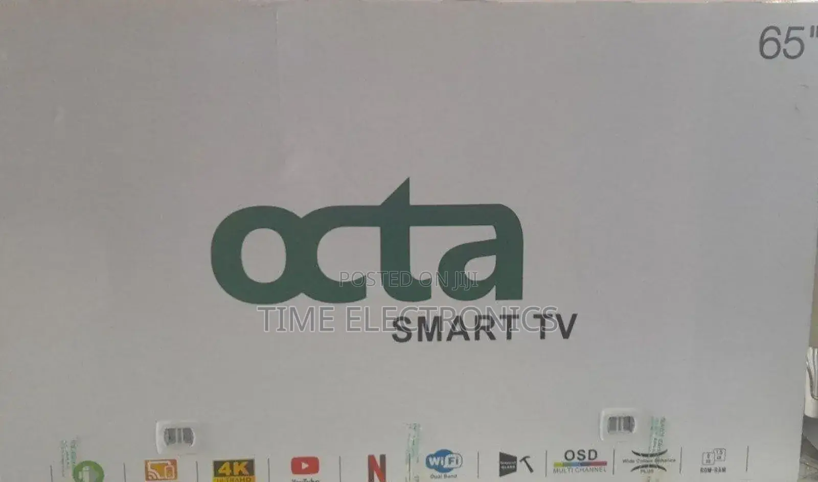 Octa 65" New 2026 Smart Tv 5 Years Warranty Free Delivery