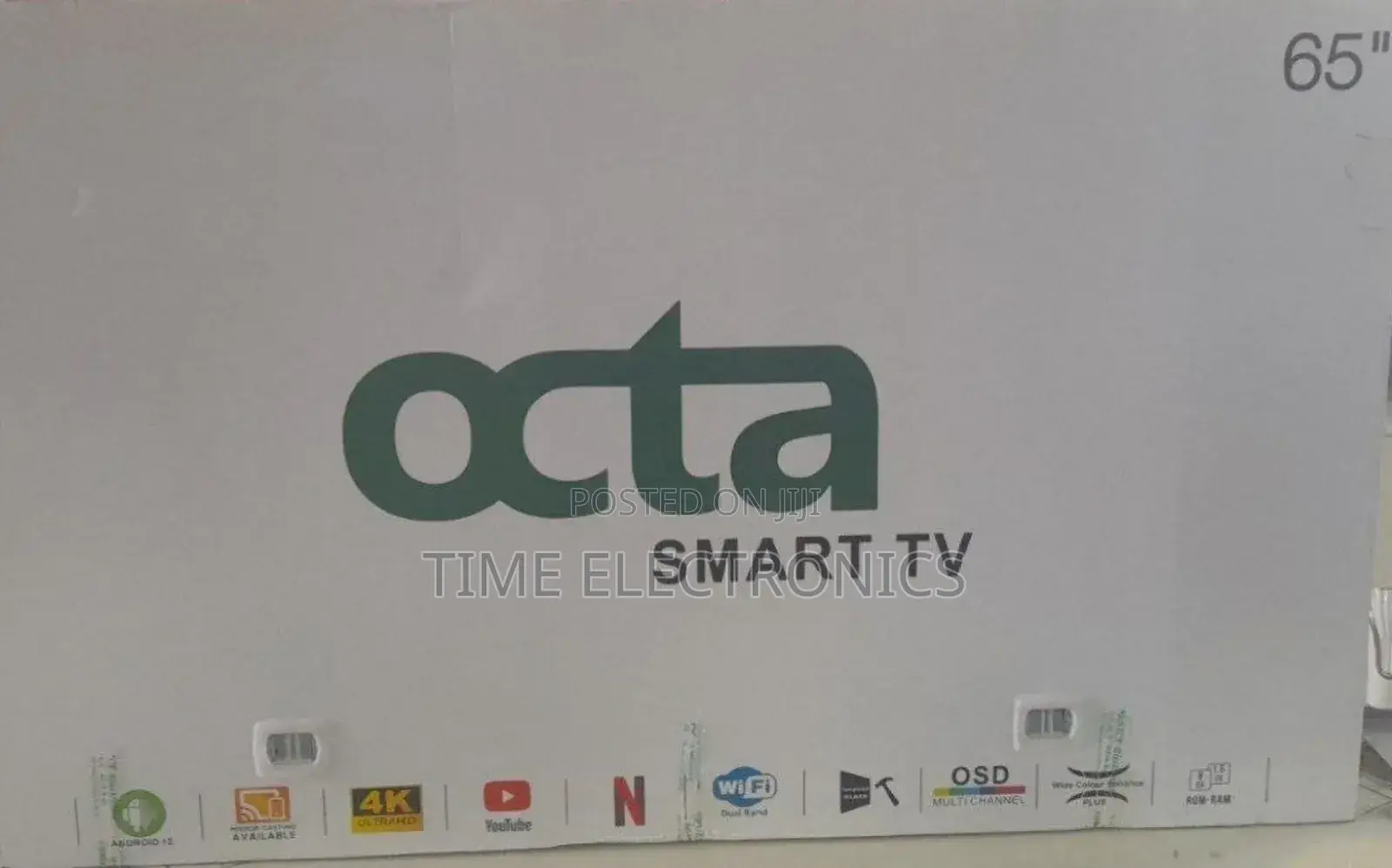 Octa 65" New 2026 Smart Tv 5 Years Warranty Free Delivery