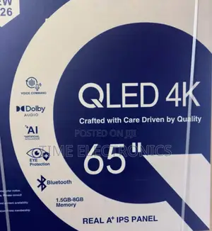 Bravia 65" Qled New 2026 Webos Hub Tv 10 Years Warranty