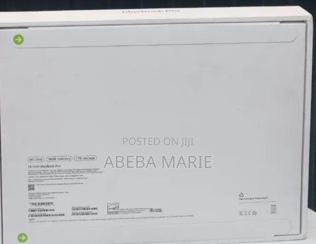 New Laptop Apple MacBook Pro 2025 M5 14-inch 16GB Apple M5 Pro SSD 1T