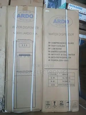 Ardo Water Dispensers, Compressor Cooling, Fast Cooling