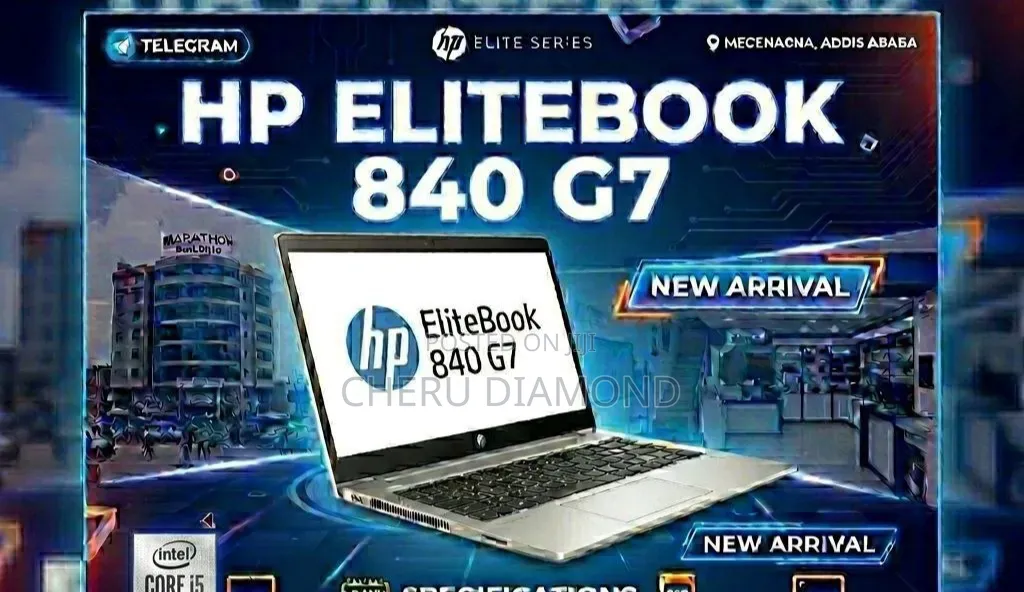 New Laptop HP EliteBook 840 8GB Intel Core i5 SSD 512GB