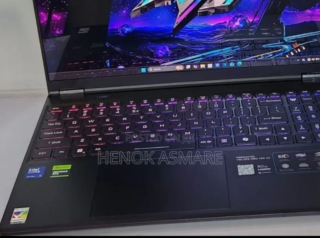 New Laptop Acer Predator Helios Neo 16 32GB Intel Core Ultra 9 SSD 1T
