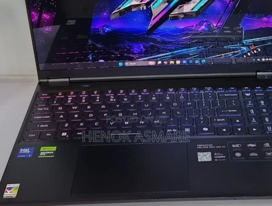 New Laptop Acer Predator Helios Neo 16 32GB Intel Core Ultra 9 SSD 1T