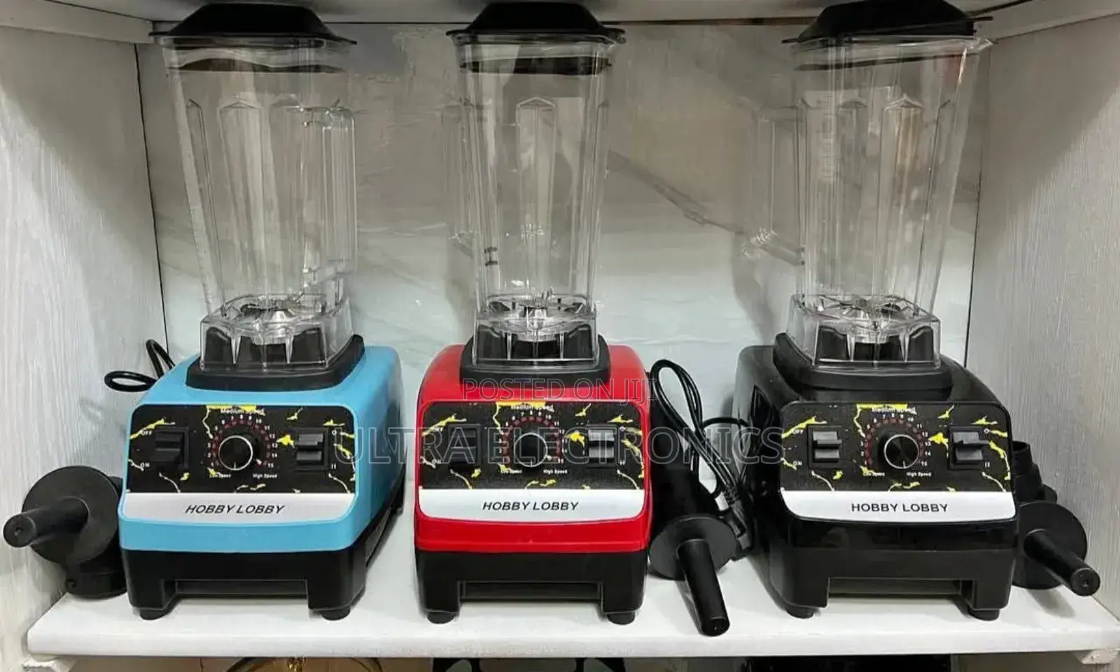 Commercial Blenders Branded as "Hobby Lobby"