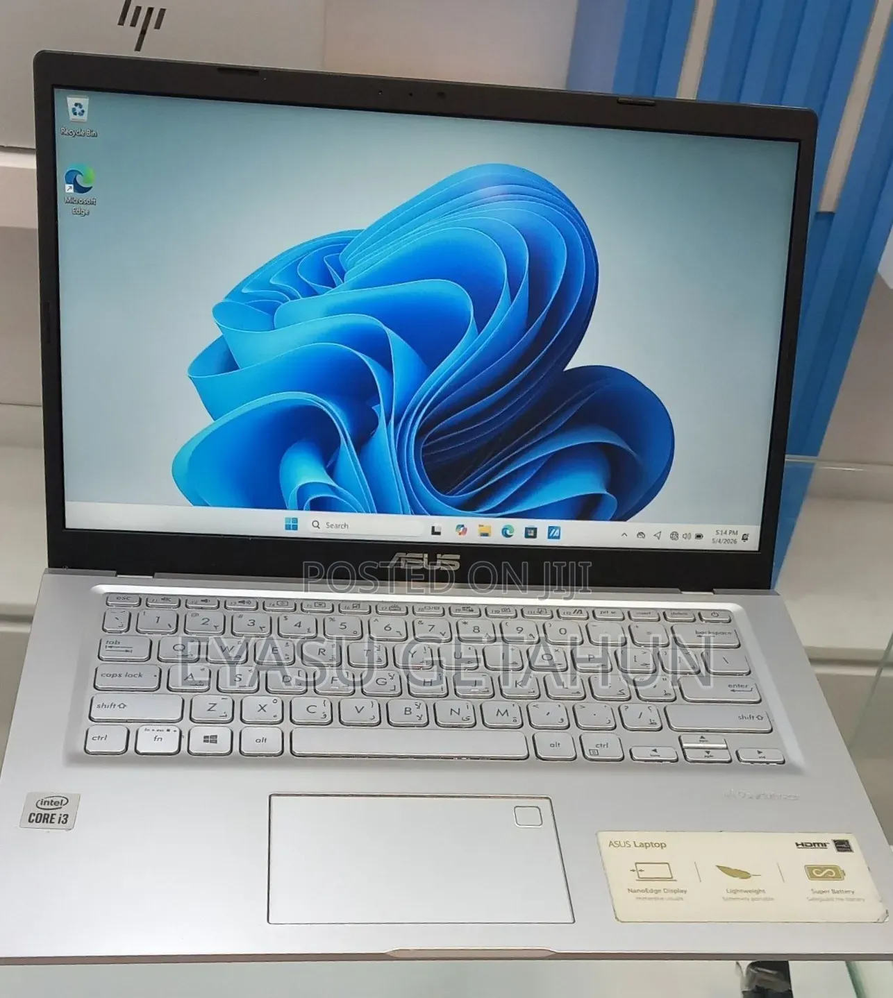 New Laptop Asus VivoBook 15 X505BA 4GB Intel Core i3 SSD 512GB