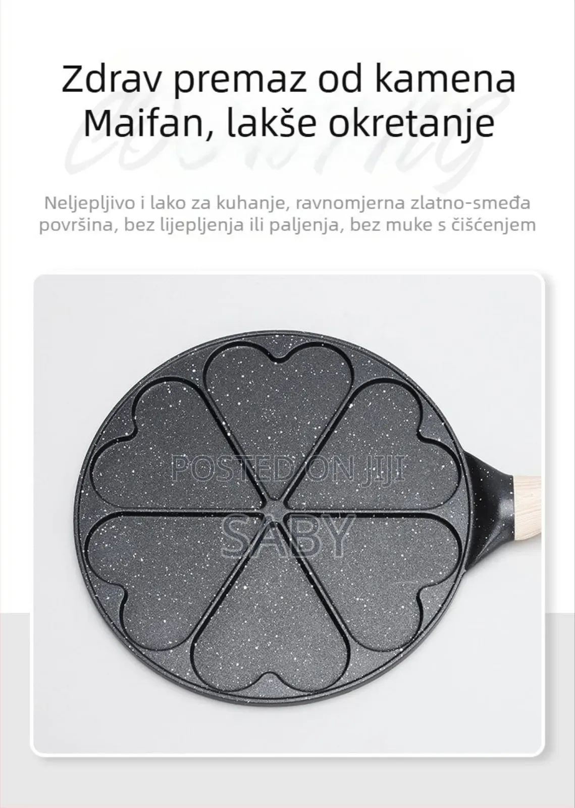 This Is a 7-Heart Non-Stick Breakfast Frying Pan