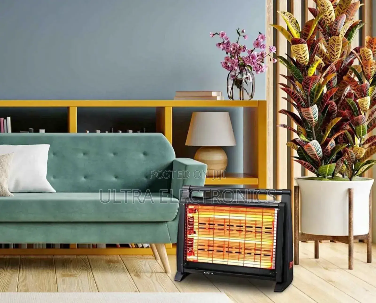Room Heater Kumtel Lx-2832 Quartz Electric in Black