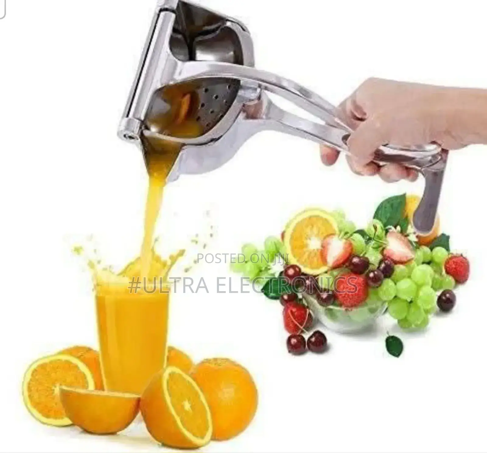 Manual Hand Press Fruit Juicer Made From Aluminum Alloy