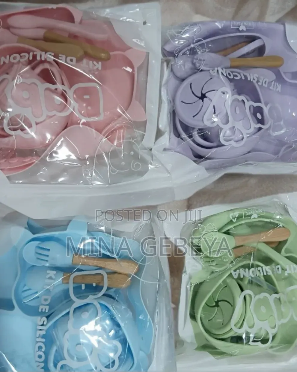Cottonbebe Silicone Baby Feeding Set of 6,