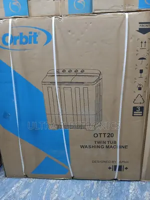 Orbit Ott20 Twin Tub Washing Machine Designed in Japan.