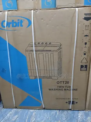 Orbit Ott20 Twin Tub Washing Machine Designed in Japan.