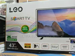Leo 43-Inch Smart Tv Featuring Android 14 Full Hd 1080p Resolution