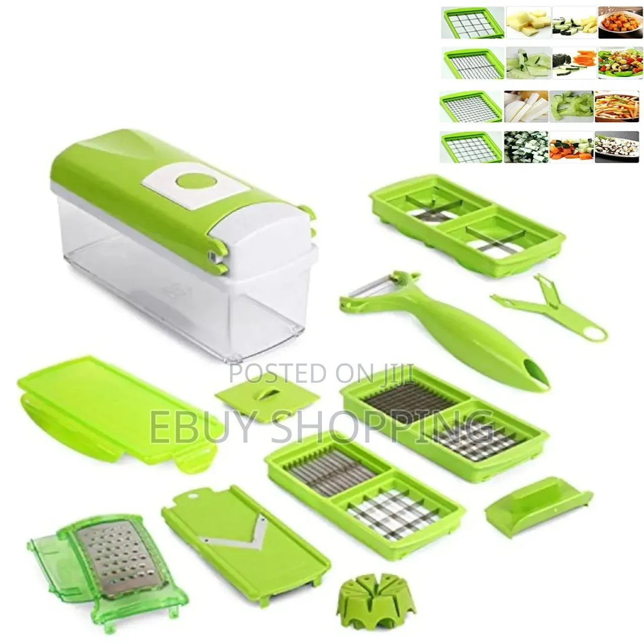 13pcs Stainless Steel Blade Set for Chopping, Slicing, and Grating