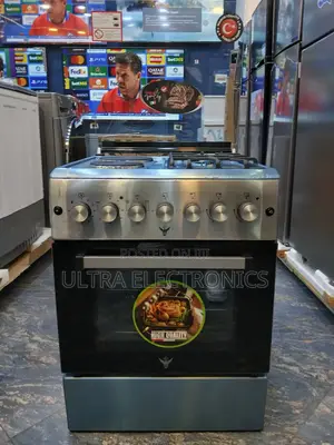 Filps Stainless Steel Freestanding Cooker Featuring a Hybrid Setup