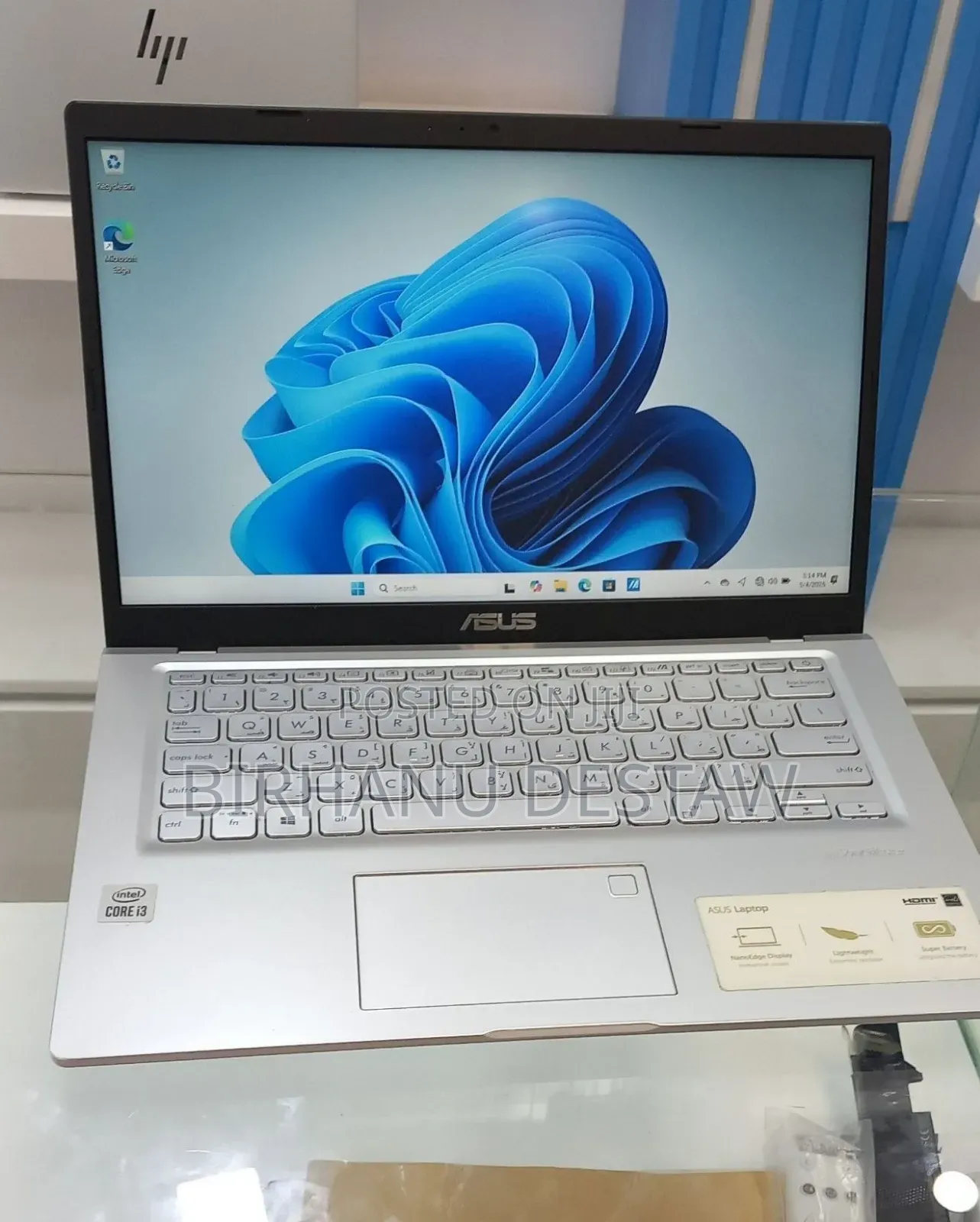 New Laptop Asus 8GB Intel Core i3 SSD 512GB