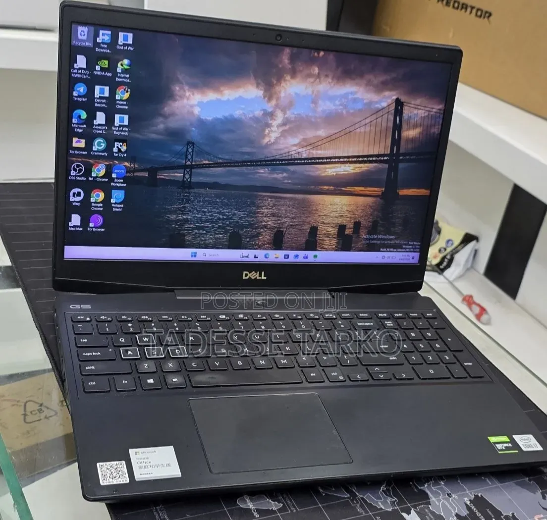 New Laptop Dell G15 5511 32GB Intel Core i7 SSD 512GB