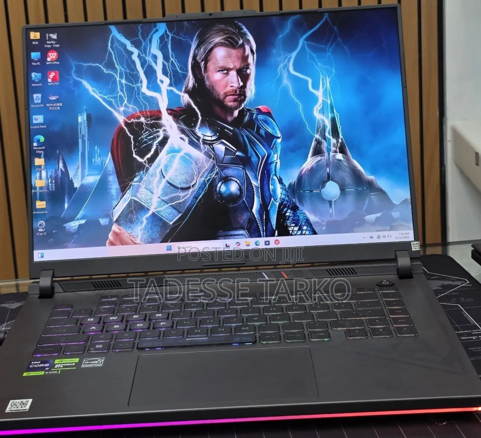 New Laptop Asus ROG Strix G16 G614 16GB Intel Core i9 SSD 1T