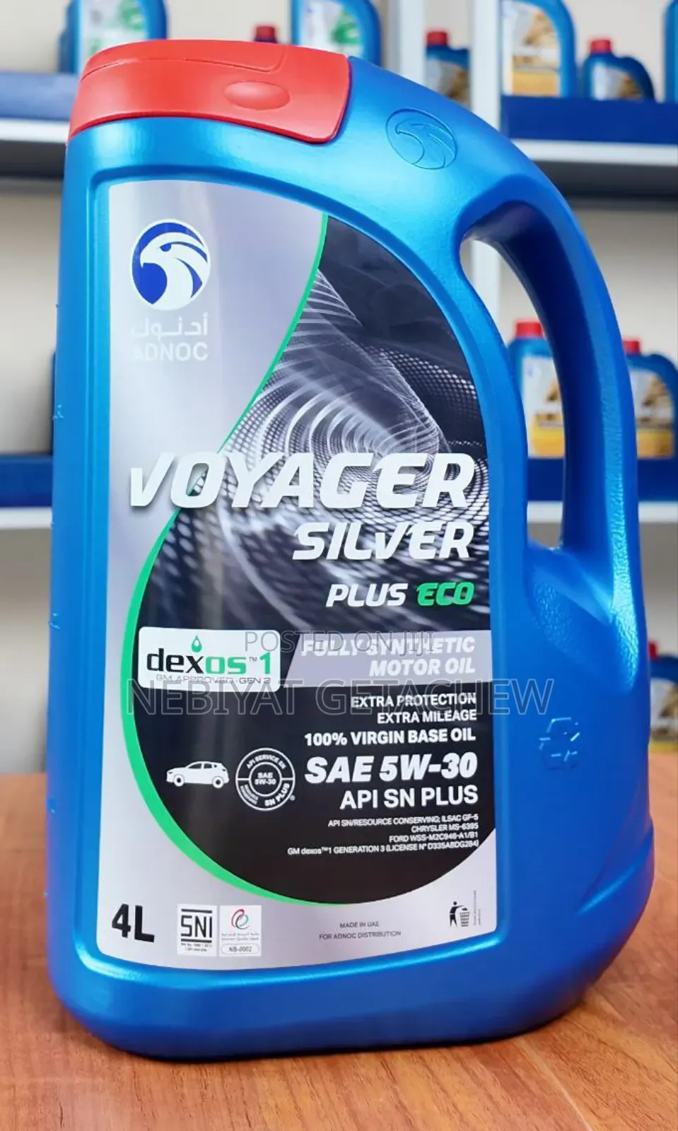 5w30 Adnoc Silver Plus Eco 4l Syntyetic
