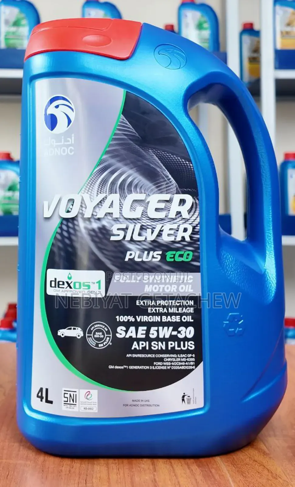 5w30 Adnoc Silver Plus Eco 4l Syntyetic