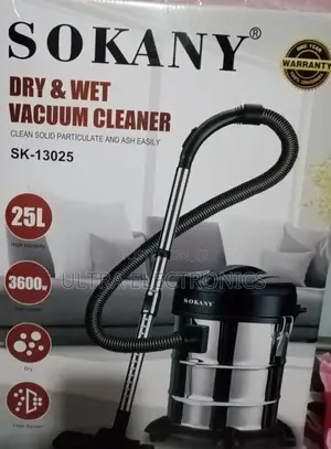 Sokany 2-in-1 Dry and Wet Vacuum Cleaner (Model Sk-13025) Featuring A