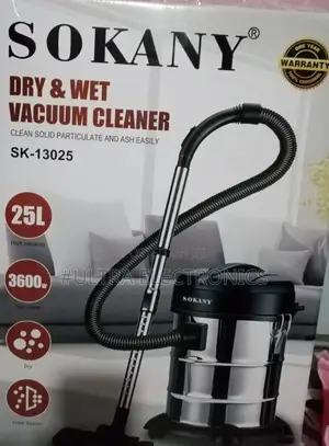 Sokany 2-in-1 Dry and Wet Vacuum Cleaner (Model Sk-13025) Featuring A