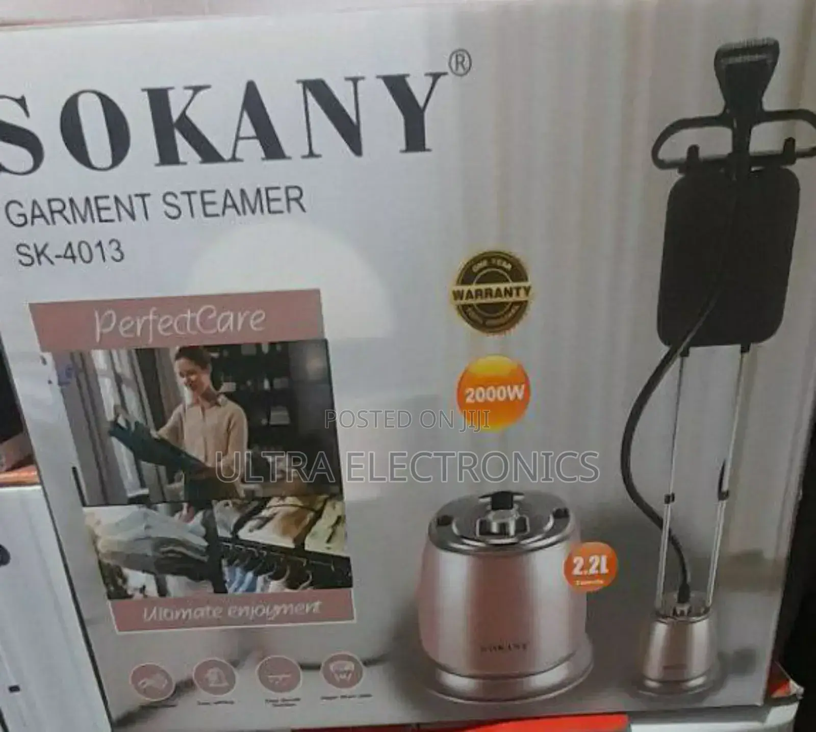 Sokany Garment Steamer Model Sk-4013 Designed for Home Clothing Care.