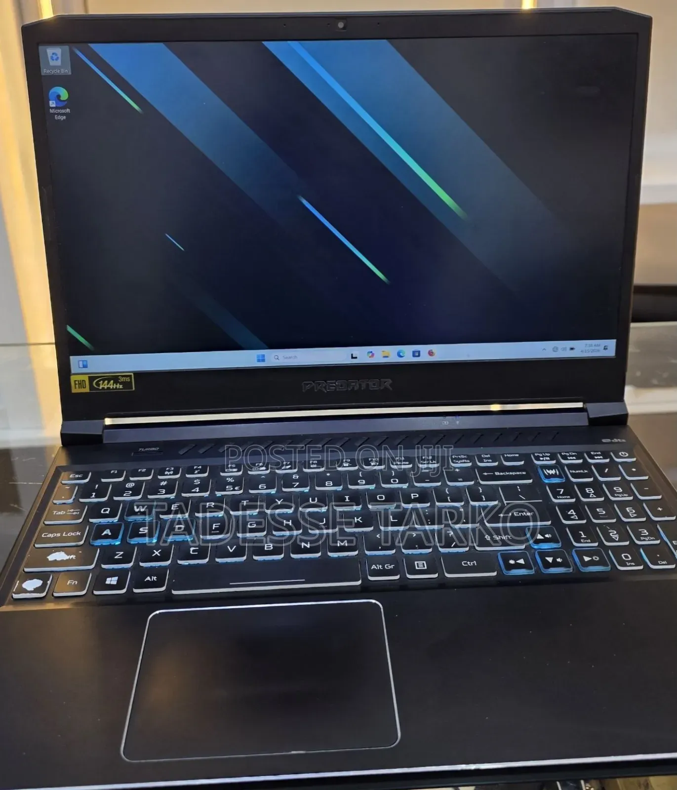 New Laptop Acer Predator Helios 300 16GB Intel Core i7 SSD 512GB