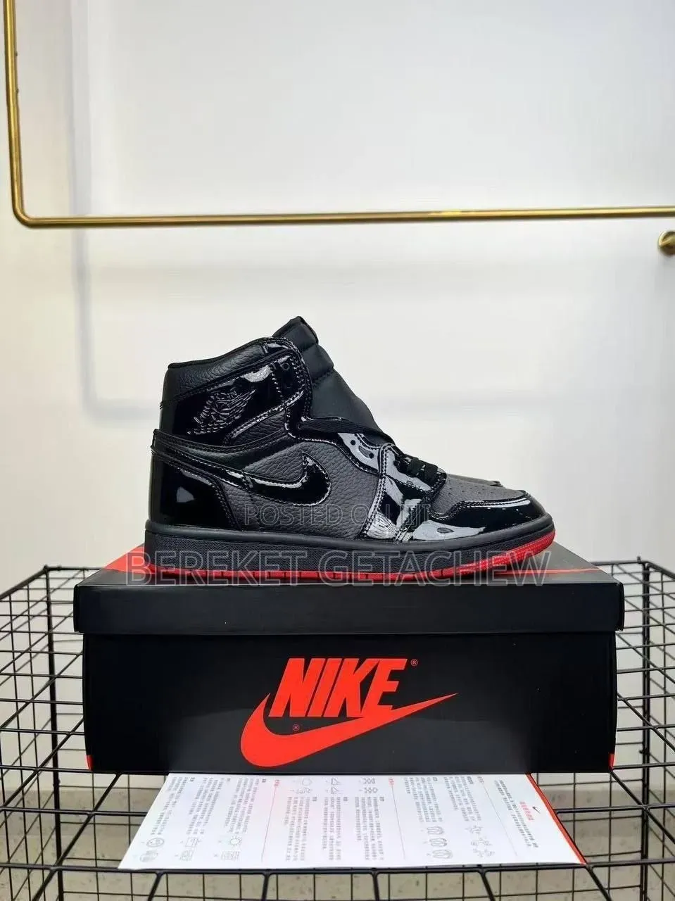 Black Air Jordan 1 High