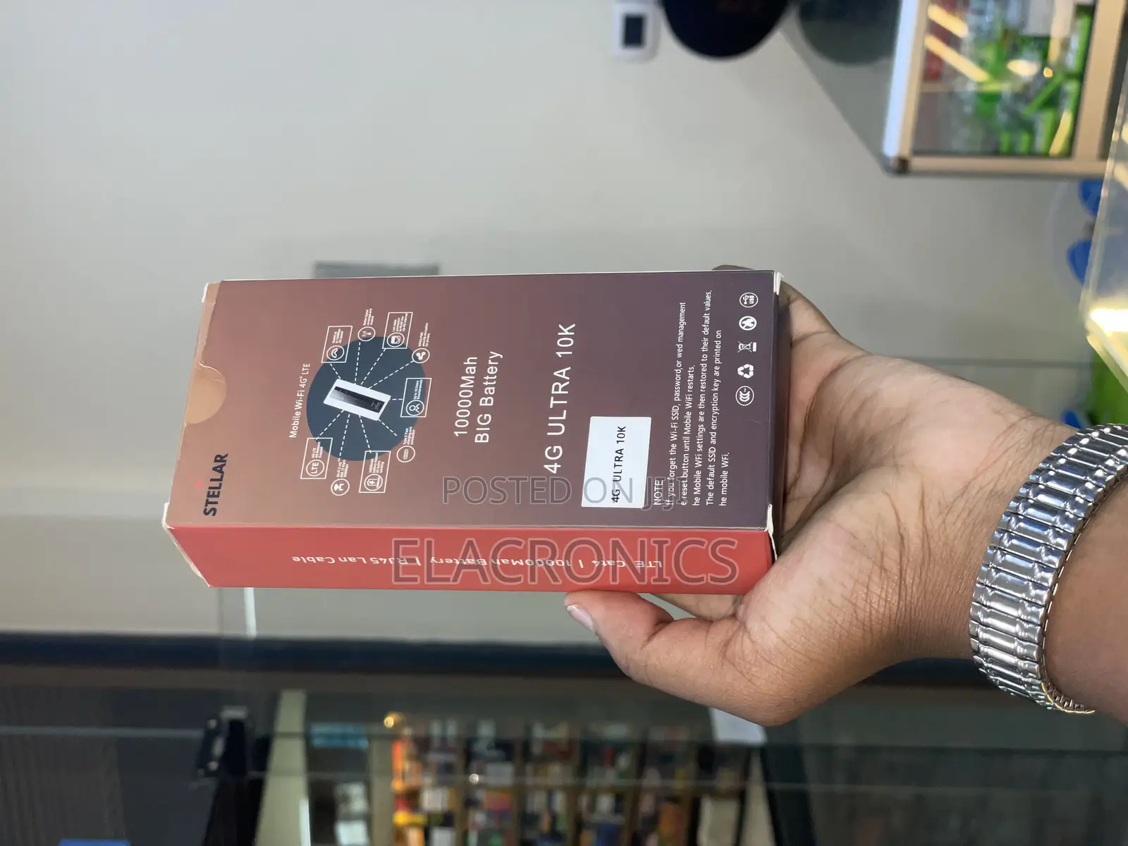 Stellar 10,000mah 4g Pocket Wifi | Router Power Bank