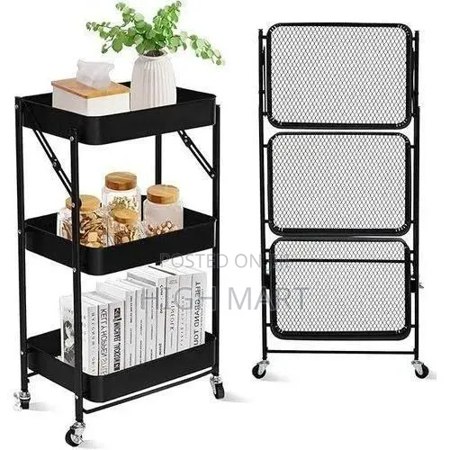3 Tier Rolling Cart Organizer